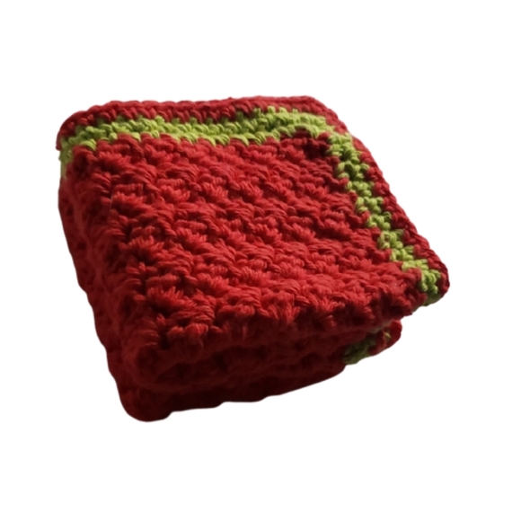 Christmas Crocheted Cotton Set of 2 Dishcloths - Picture 7 of 7